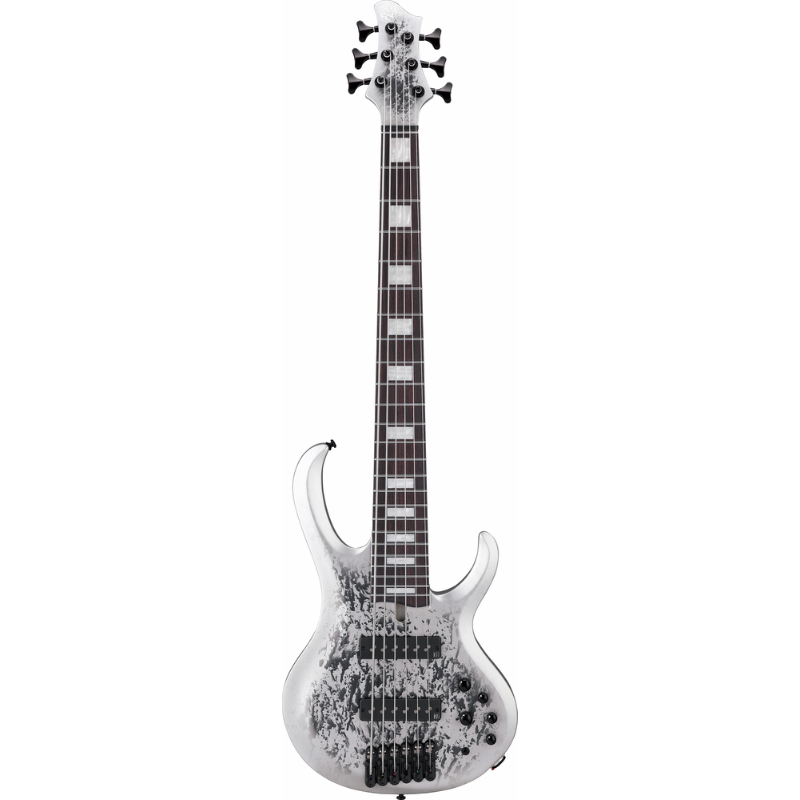 Ibanez BTB25TH6SLM 6 String Electric Bass Guitar Silver Blizzard Matte