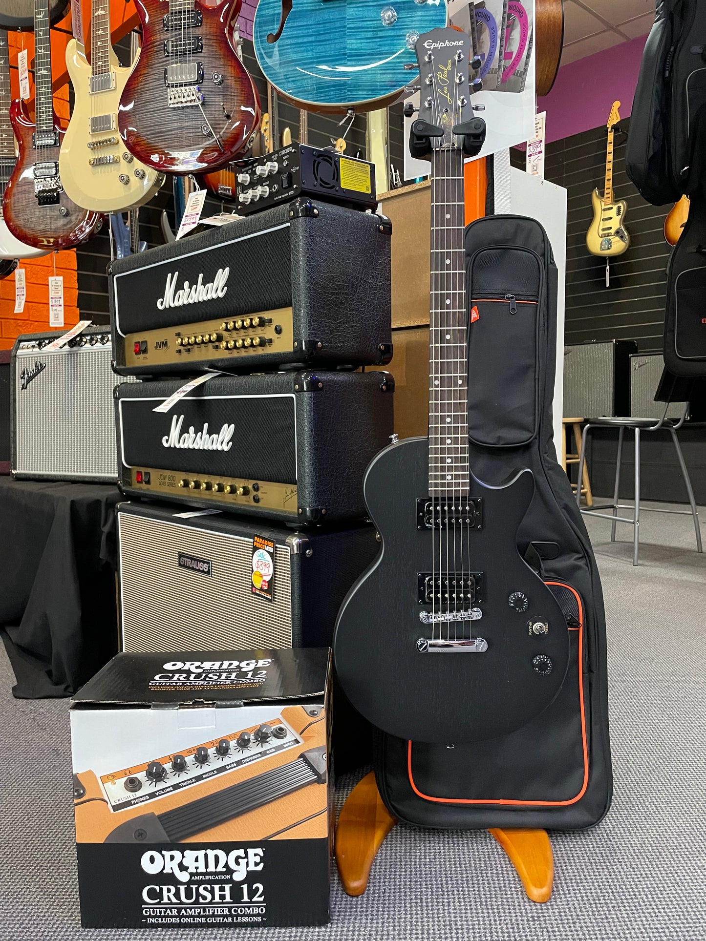 Epiphone Les Paul Electric Guitar Pack -Black