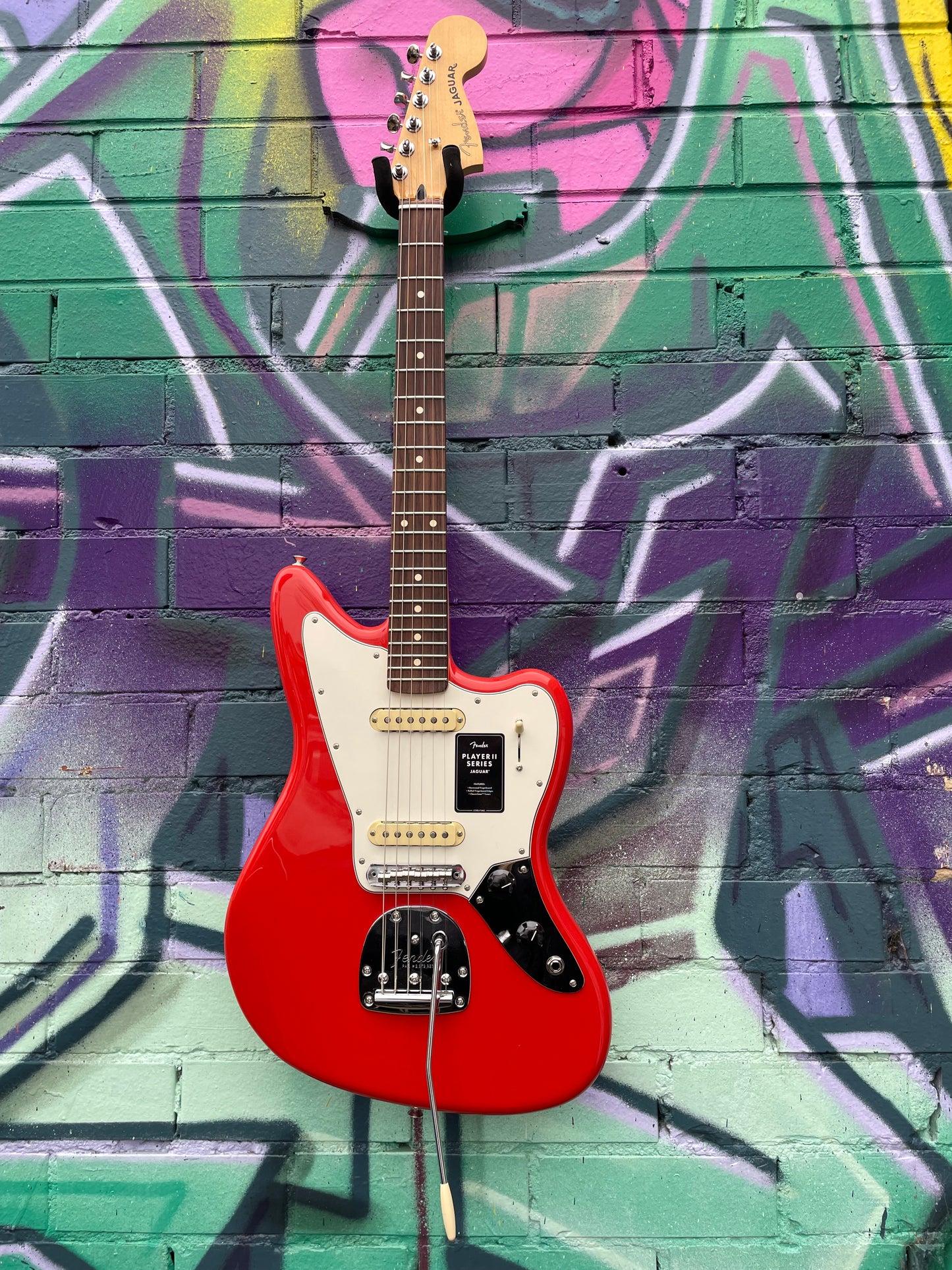 Fender Player II Jaguar Electric Guitar - Coral Red