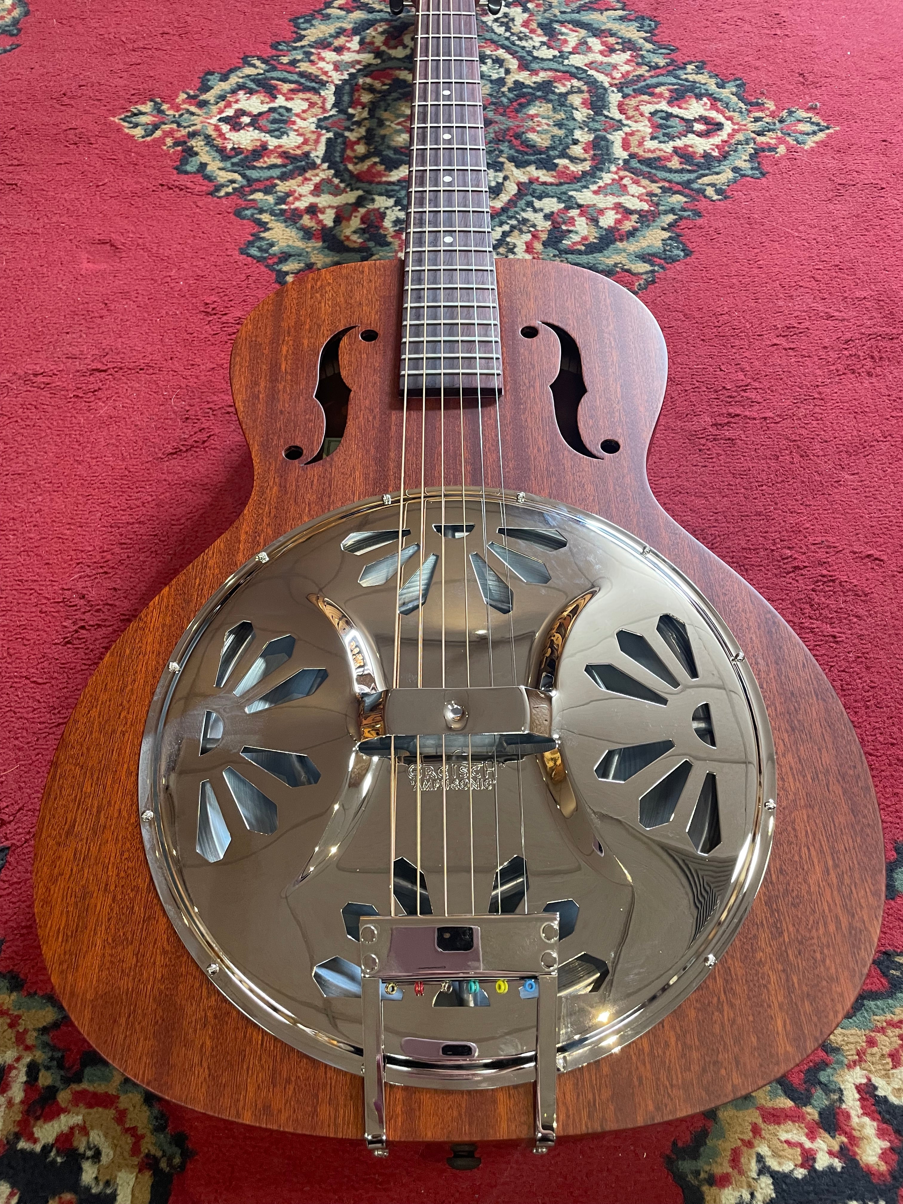 Electric resonator guitar for shop sale