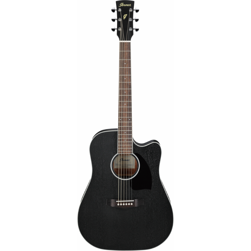 Ibanez PF16MWCEWK Electro Acoustic Guitar Weathered Black Open Pore