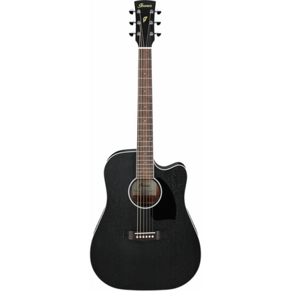 Ibanez PF16MWCEWK Electro Acoustic Guitar Weathered Black Open Pore