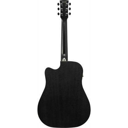 Ibanez PF16MWCEWK Electro Acoustic Guitar Weathered Black Open Pore