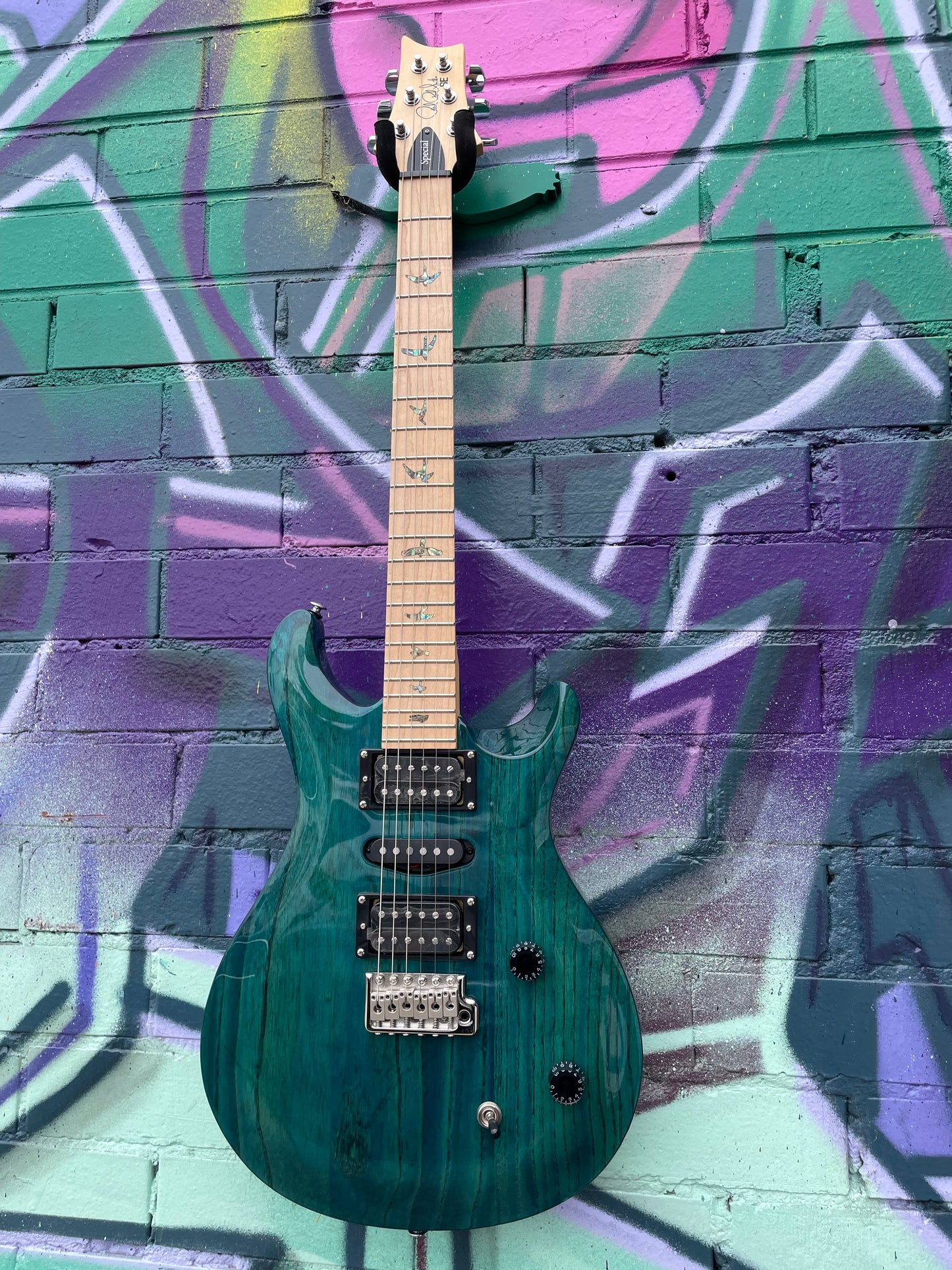 PRS SE Swamp Ash Special Electric Guitar - Iri Blue