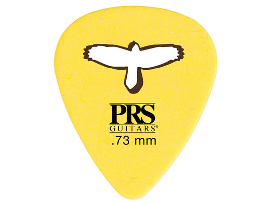 PRS Delrin "Punch" Picks - Yellow .73mm Pack of 12