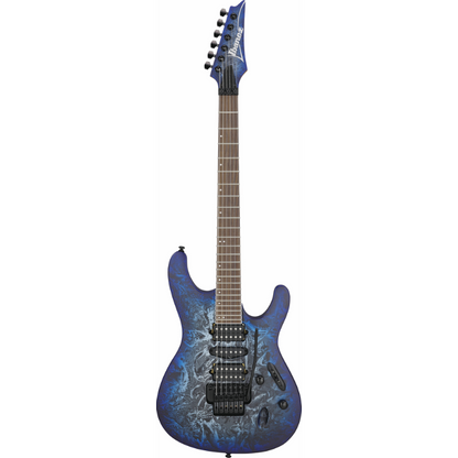 Ibanez S770CZM Electric Guitar Cosmic Blue Frozen Matte