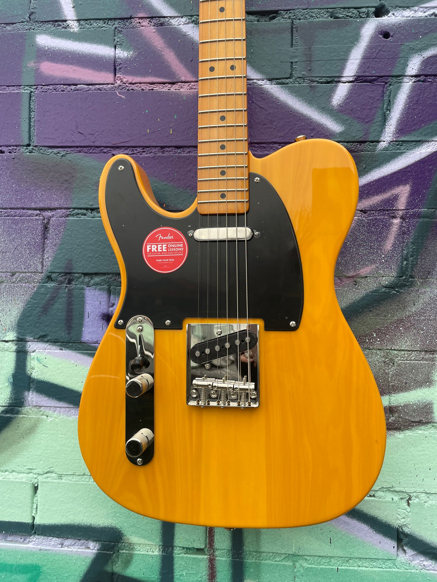 Squier Classic Vibe 50's Telecaster Left Handed Electric Guitar - Butterscotch Blonde