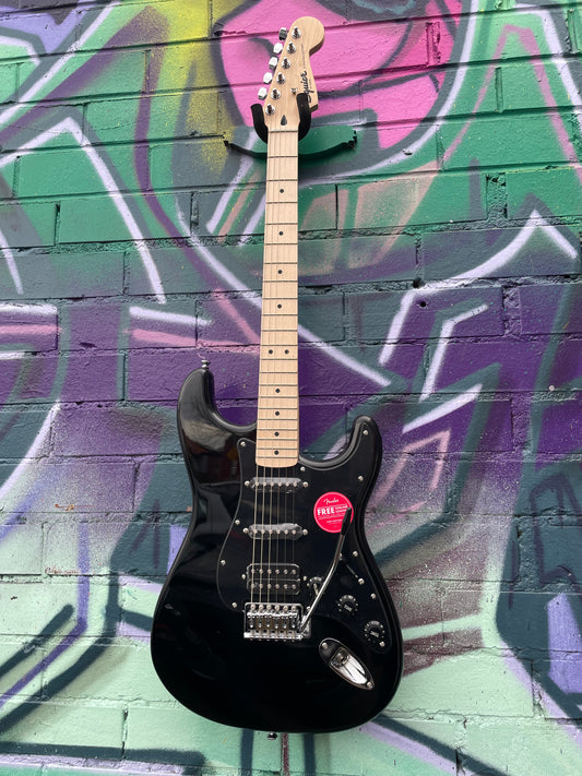 Squier Sonic Stratocaster HSS Electric Guitar – Black