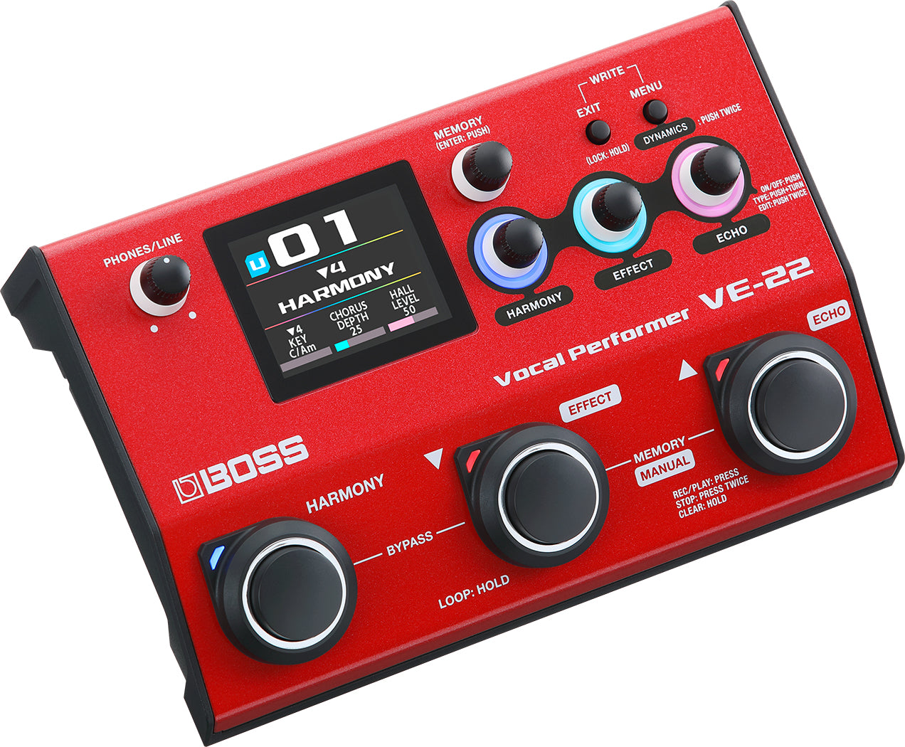 Boss VE-22 Vocal Performer Pedal