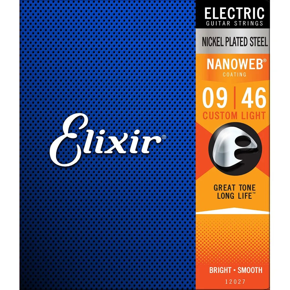 Elixir Nanoweb Electric Custom Light 9-46