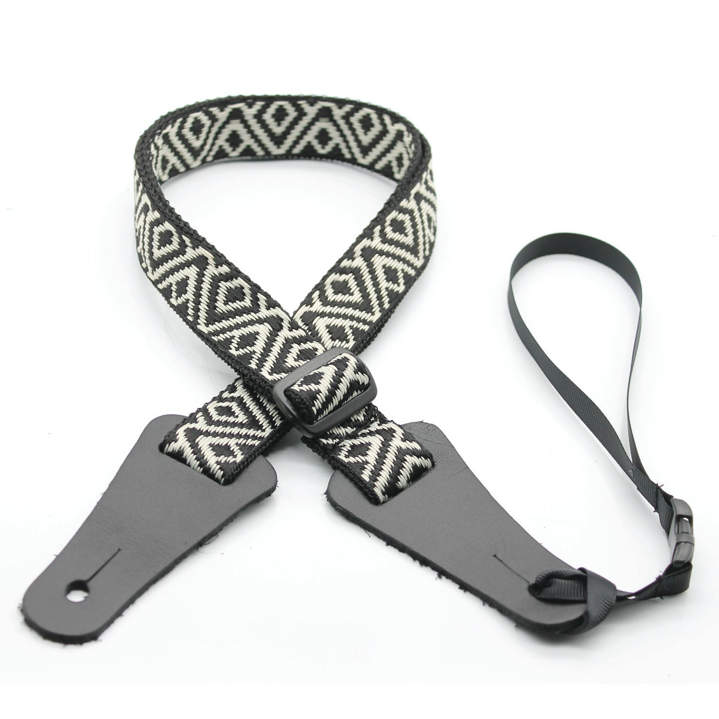 DSL 25UK Poly B&W Ukulele strap