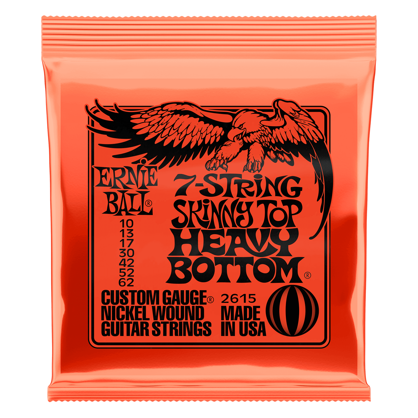 Ernie Ball 7 String Skinny top Heavy Bottom 10-62