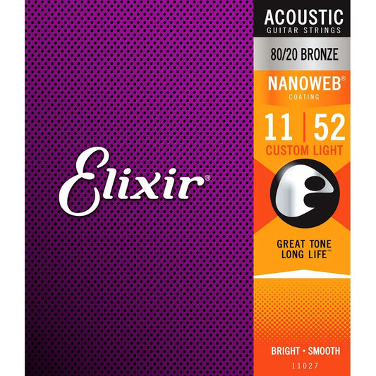 Elixir 80/20 Nanoweb Custom Light 11-52