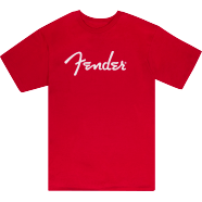 Fender Spaghetti Logo T-Shirt - Dakota Red