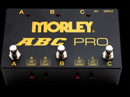 Morley Gold series ABC PRO- Selector /Combiner  Switch Pedal