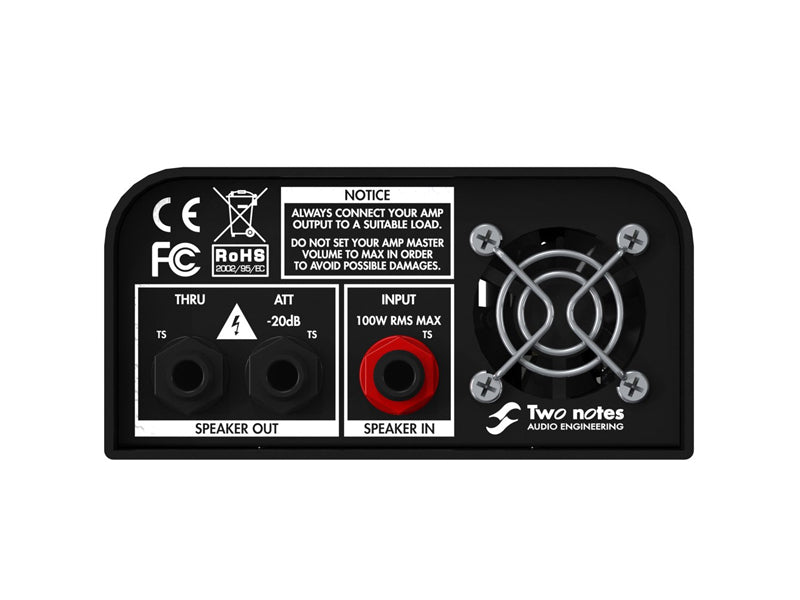 Two Notes Torpedo Captor 8 Compact Loadbox, Attenuator & Amp DI (8 ohm)