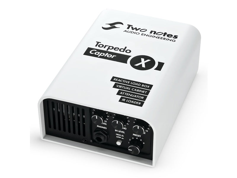 Two Notes Torpedo Captor X Reactive Load Box, Virtual Cab Attenuator & IR Loader (16 ohm)
