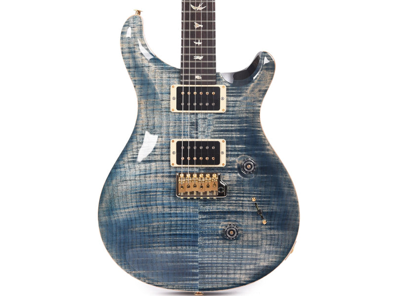 PRS USA Custom 24 Pattern Thin  Neck-Electric Guitar-  Faded Whale Blue