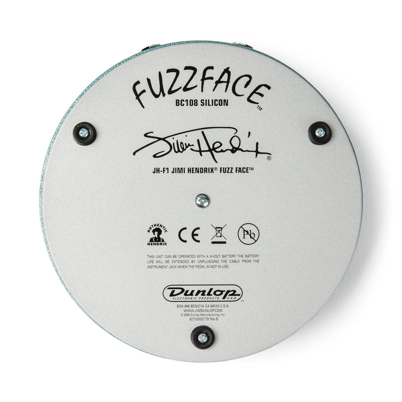 Dunlop Jimi Hendrix Fuzz Face Pedal – Guitar Paradise