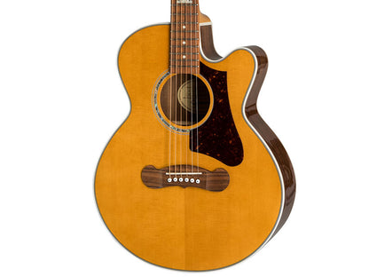 Epiphone J-200EC Studio Parlor Acoustic Electric - Vintage Natural
