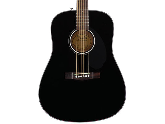 Fender CD-60S Dreadnought, Walnut FB - Black