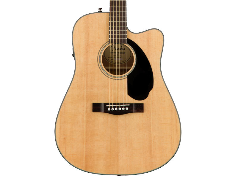 Fender CD-60SCE Dreadnought Cutaway, Walnut FB - Natural