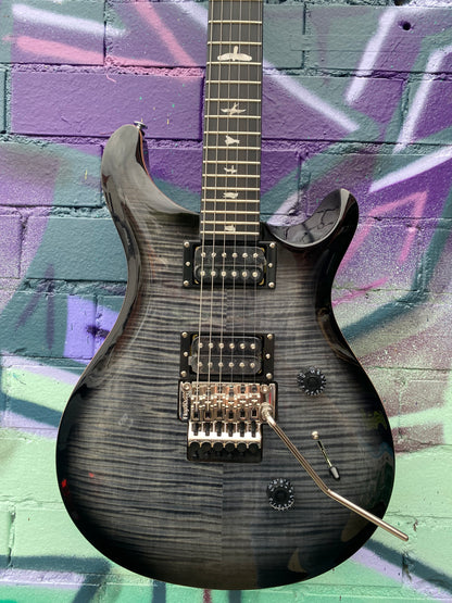 PRS SE Custom 24 Floyd Rose Electric Guitar - Charcoal Burst