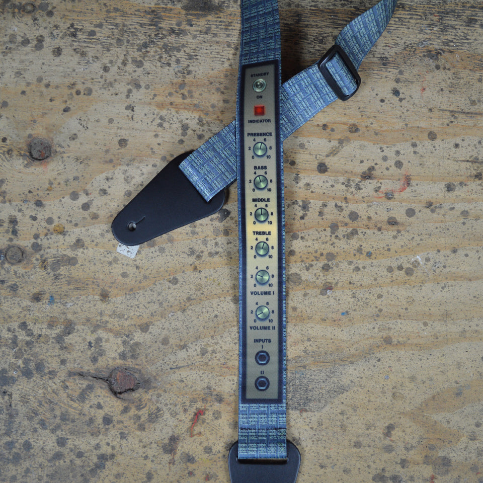 Colonial Leather Amp Panel Printed Webbing Guitar Strap