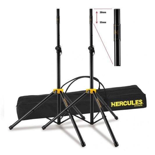 Hercules SS200BB Stage Series Speaker Stands with Bag