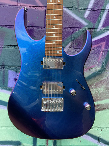 Ibanez RG121SP Electric Guitar - Blue Metal Chameleon