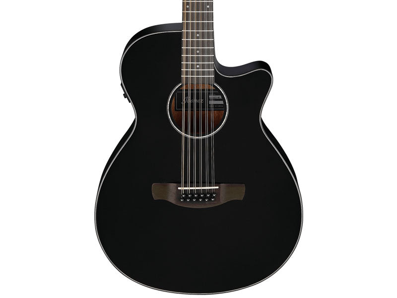 Ibanez AEG5012 BKH 12-String Acoustic Electric Guitar - Black High Gloss