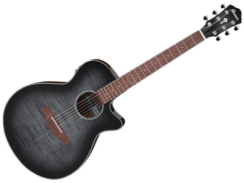 Ibanez AEG70 TCH Acoustic Electric Guitar - Transparent Charcoal Burst High Gloss