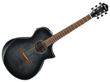 Ibanez AEWC400 TKS Acoustic Electric Guitar - Transparent Black Sunburst High Gloss