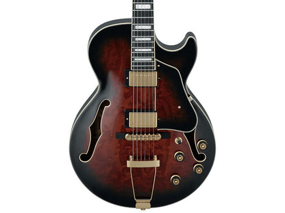 Ibanez AG95QA DBS,Electric Guitar - Dark Brown Sunburst