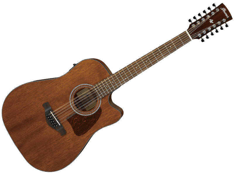 Ibanez AW5412CE OPN 12-String Acoustic Electric with Cutaway - Open Pore Natural