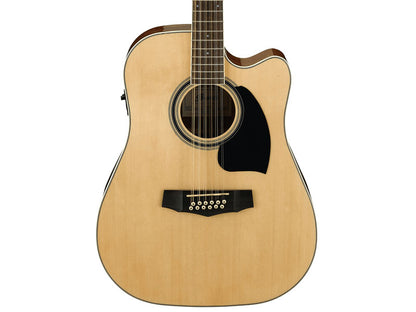 Ibanez PF1512ECE NT 12-String Acoustic Electric with Cutaway - Natural High Gloss