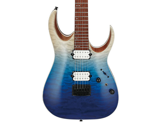 Ibanez RGA Standard RGA42HPQM BIG, Electric Guitar - Blue Iceberg Gradation