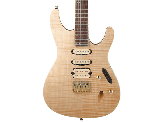 Ibanez S Standard SEW761FM NTF Electric Guitar - Natural Flat