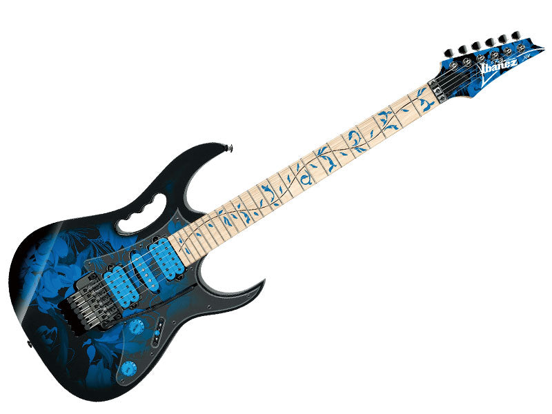 Ibanez Steve Vai Signature Premium JEM77P BFP, Electric Guitar - Blue Floral Pattern