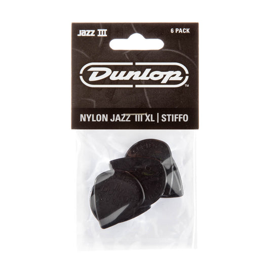Jim Dunlop JP5XLS Jazz III XL 6 pack Black