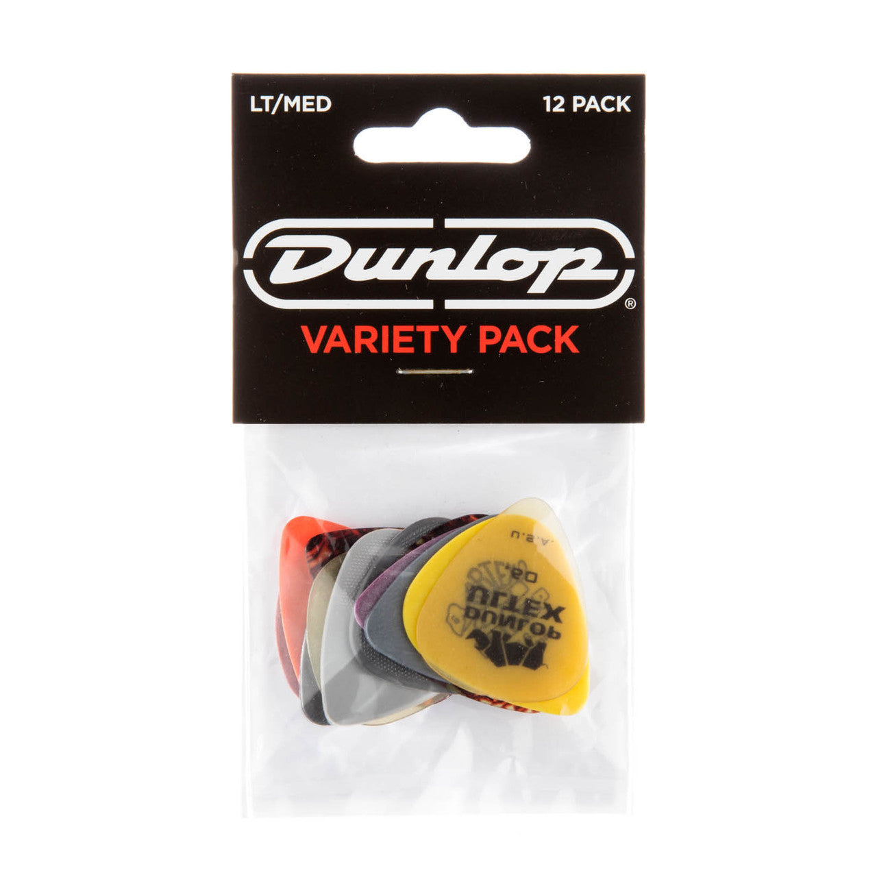 Dunlop Variety Guitar Picks Light Medium 12-Pack