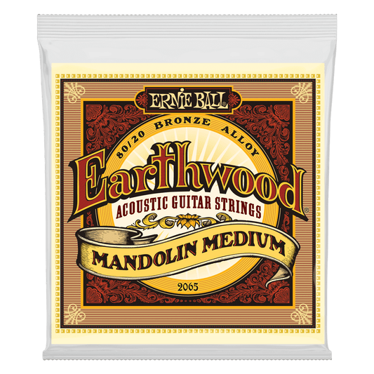 Ernie Ball Earthwood Mandolin Medium Loop End 80/20- 10-36 Gauge