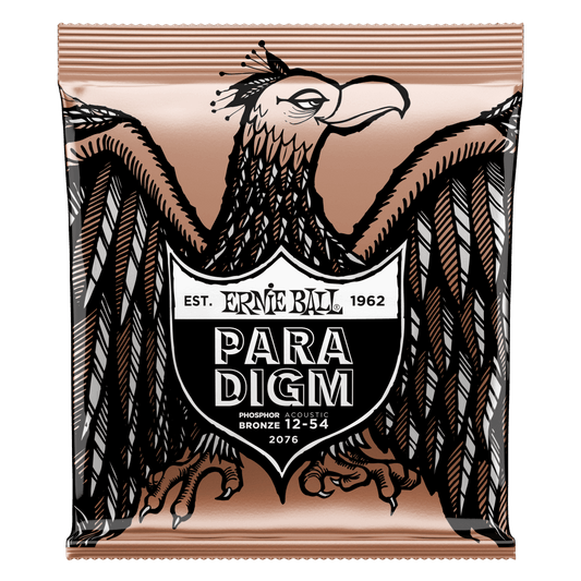 Ernie Ball Paradigm Medium Light Phosphor Bronze Acoustic Guitar Strings 12-54 Gauge