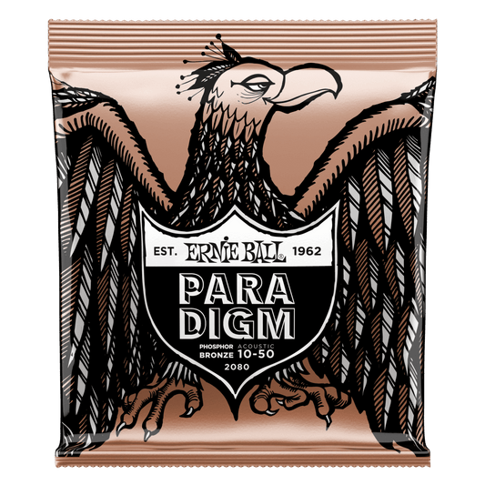 Ernie Ball Paradigm Extra Light Phosphor Bronze Acoustic Guitar Strings 10-50 Gauge