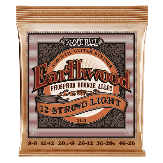 Ernie Ball Earthwood 12-String Light Phosphor Bronze Acoustic Guitar Strings