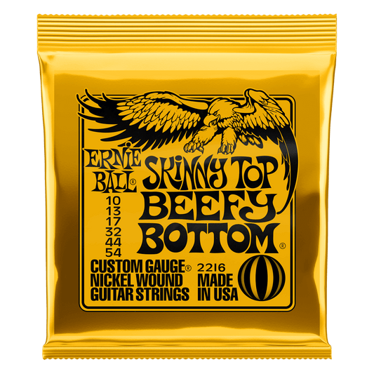 Ernie Ball Skinny Top Beefy Bottom Slinky Nickel Wound Electric Guitar Strings 10 - 54 Gauge