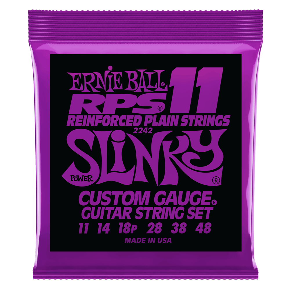 Ernie Ball Power Slinky RPS Nickel Wound Electric Guitar Strings 11-48 Gauge