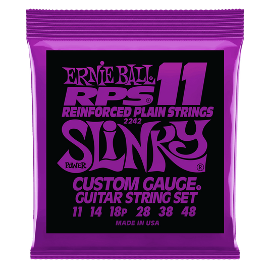 Ernie Ball Power Slinky RPS Nickel Wound Electric Guitar Strings 11-48 Gauge