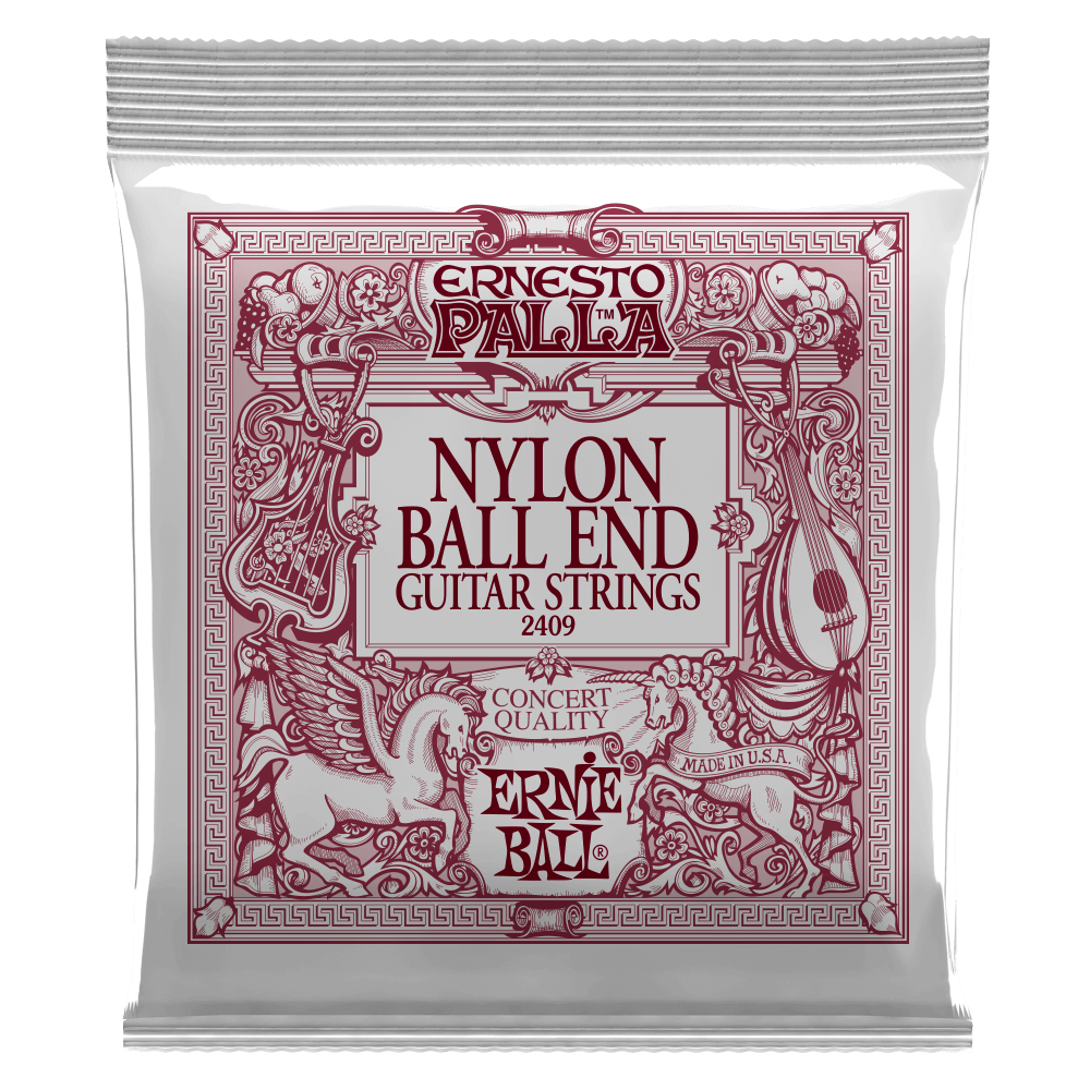 Ernie Ball Ernesto Palla Black and Gold Ball-End Nylon Classical Guitar String