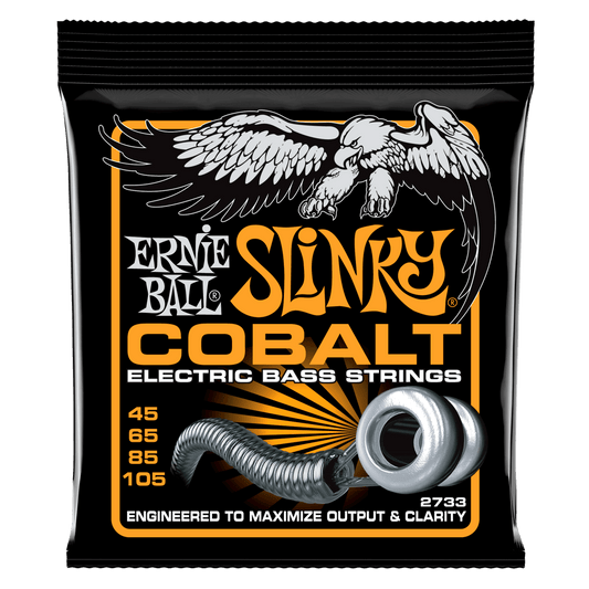 Ernie Ball Hybrid Slinky Cobalt Electric Bass Strings, 45-105 Gauge